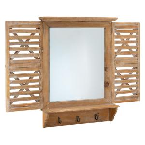 Photo NMI2210V : Fenêtre miroir en pin
