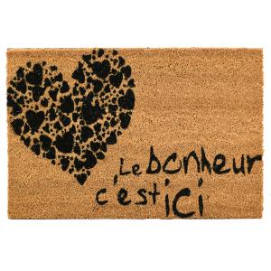 Photo NPA2090 : Coco door mats Le bonheur est ici