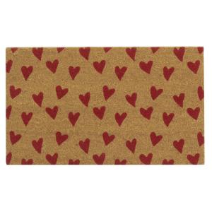 Photo NPA3260 : Coco door mat with hearts design