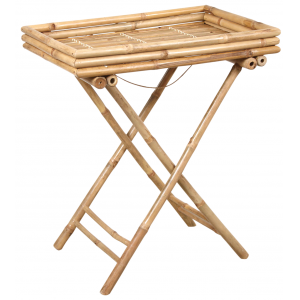 Photo NPL1120 : Natural bamboo serving tables