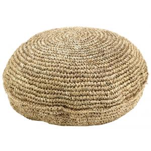 Photo NPO1500 : Pouf en sisal naturel