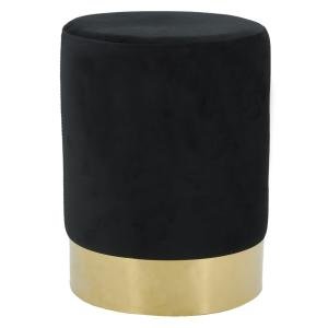 Photo NPO1640 : Pouf in black velvet