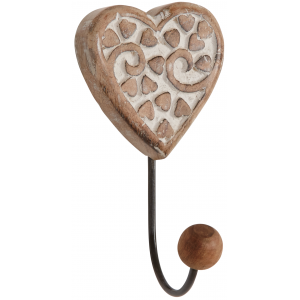 Photo NPT1381 : Heart shaped mango and metal peg