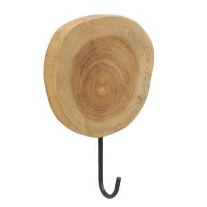 Photo NPT1591 : Teak wood coat hook - 1 hook