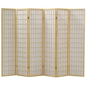 Photo NPV1710 : Pine wood and paper rice floor screen