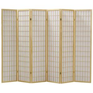 Photo NPV1710 : Pine wood and paper rice floor screen