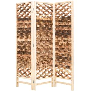Photo NPV1820 : Folding screen in fir wood