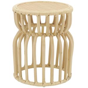 Photo NSE2060 : Rattan side table-Honey color