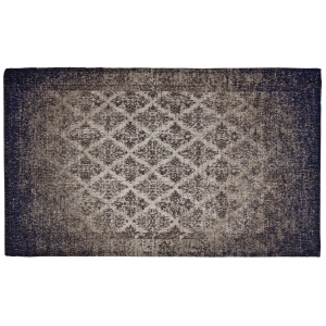 Photo NTA1951 : Tapis jacquard bleu S