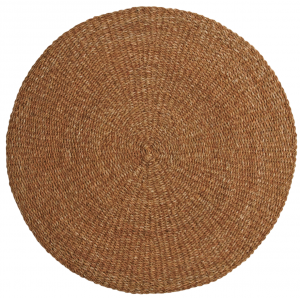 Photo NTA1961 : Tapis rond en jonc de mer naturel - Petite taille