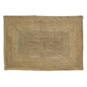 Photo NTA2301 : Tapis rectangulaire en jute naturelle