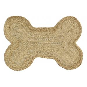 Photo NTA2350 : Bone-shaped jute carpet