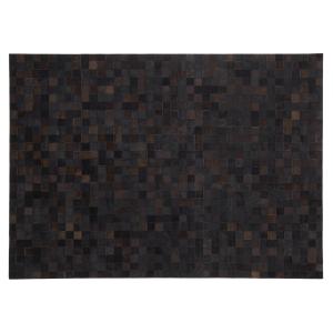 Photo NTA2390 : Tapis en peau de vache noire