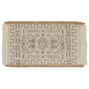 Photo NTA2400 : Tapis en jute et coton