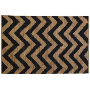 Photo NTA2610 : Tapis en jute naturel et coton