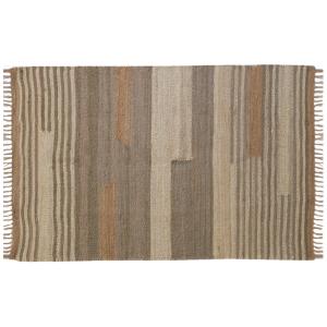 Photo NTA2621 : Natural jute and cotton carpet