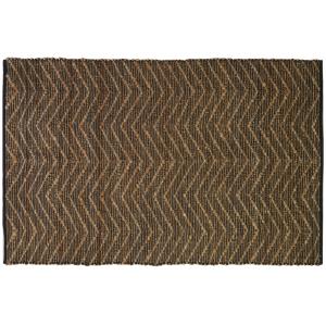 Photo NTA2641 : Jute and brown cotton carpet