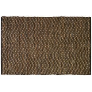 Photo NTA2641 : Tapis en jute et coton marron