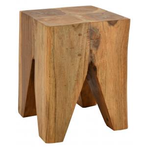 Photo NTB2120 : Square teak stool