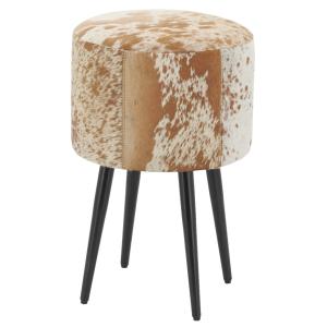 Photo NTB2570 : Tabouret en peau de vache