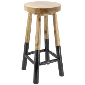 Photo NTB2670 : Tabouret de bar en teck