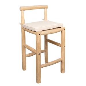 Photo NTB2700 : Tabouret en teck