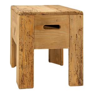Photo NTB2890 : Tabouret en pin recyclé