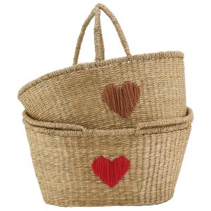 Photo PAM5160 : Panier oval en jonc