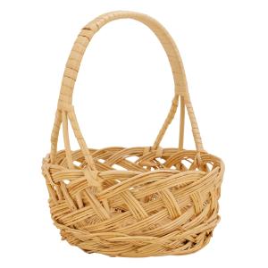 Photo PCF1400 : White willow basket with handle