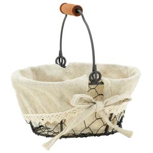Photo PCF2210J : Panier en grillage noir
