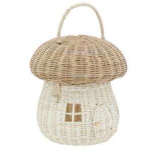 Photo PEN1690 : Mushroom rattan basket 