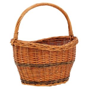 Photo PMA1290 : Panier à provisions en osier buff