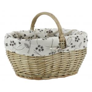 Photo PMA4412C : Willow basket and floral lining