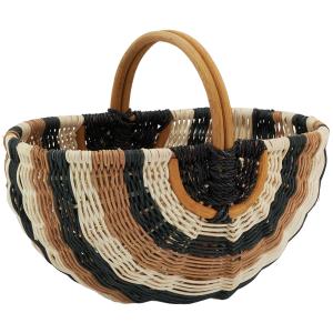 Photo PMA5141 : Panier en corde et rotin