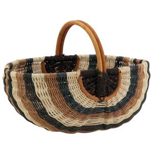 Photo PMA5142 : Panier en corde et rotin