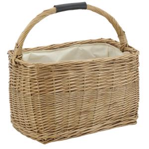 Photo PMA5310C : Panier en osier buff marron