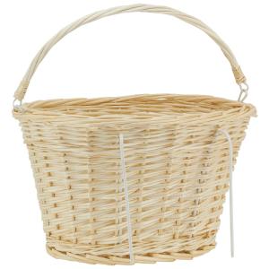 Photo PVE1030 : White willow bike basket