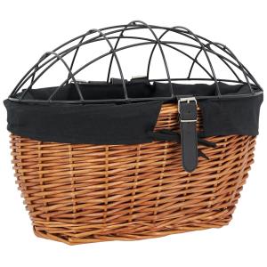 Photo PVE1240C : Wicker and metal bike basket