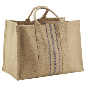 Photo SBU1450 : Sac à bûches en jute naturel