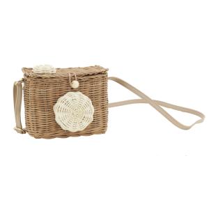 Photo SEN1360 : Rattan camera shape bag