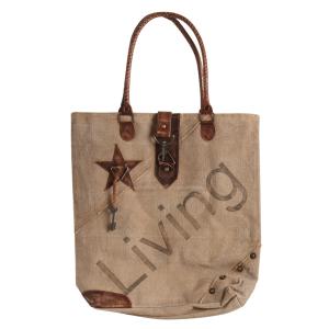 Photo SFA2460C-1 : Sac en coton recyclé Vintage