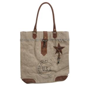 Photo SFA2460C-4 : Sac en coton recyclé Vintage