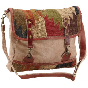 Photo SFA3330C : Cotton kilim bag