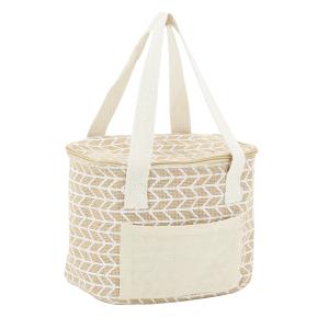 Photo SFA3991 : Small jute isothermal bag - Geometric design