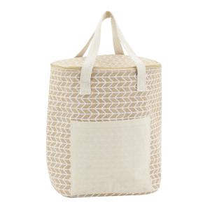 Photo SFA3992 : Jute isothermal bag - Geometric design