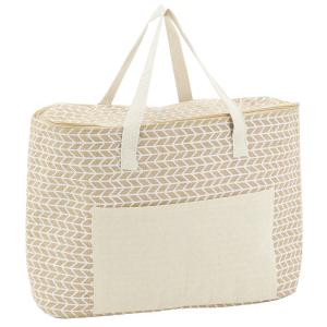 Photo SFA3993 : Big jute isothermal bag - Geometric design