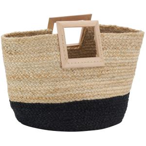 Photo SFA4020 : Jute and wood handbag