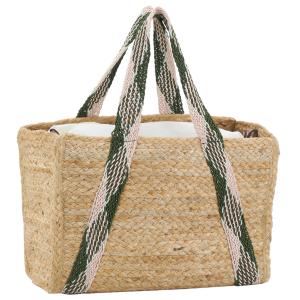 Photo SFA4030C : Jute and cotton handbag