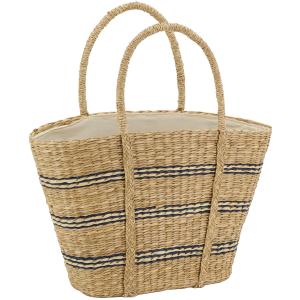 Photo SFA4520C : Sac en jonc de mer et coton.