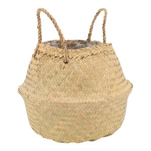 Photo SMA3871P : Sac rond en jonc naturel